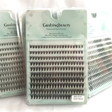 30D individual cluster lash mixed size 30D individual cluster lash mixed size